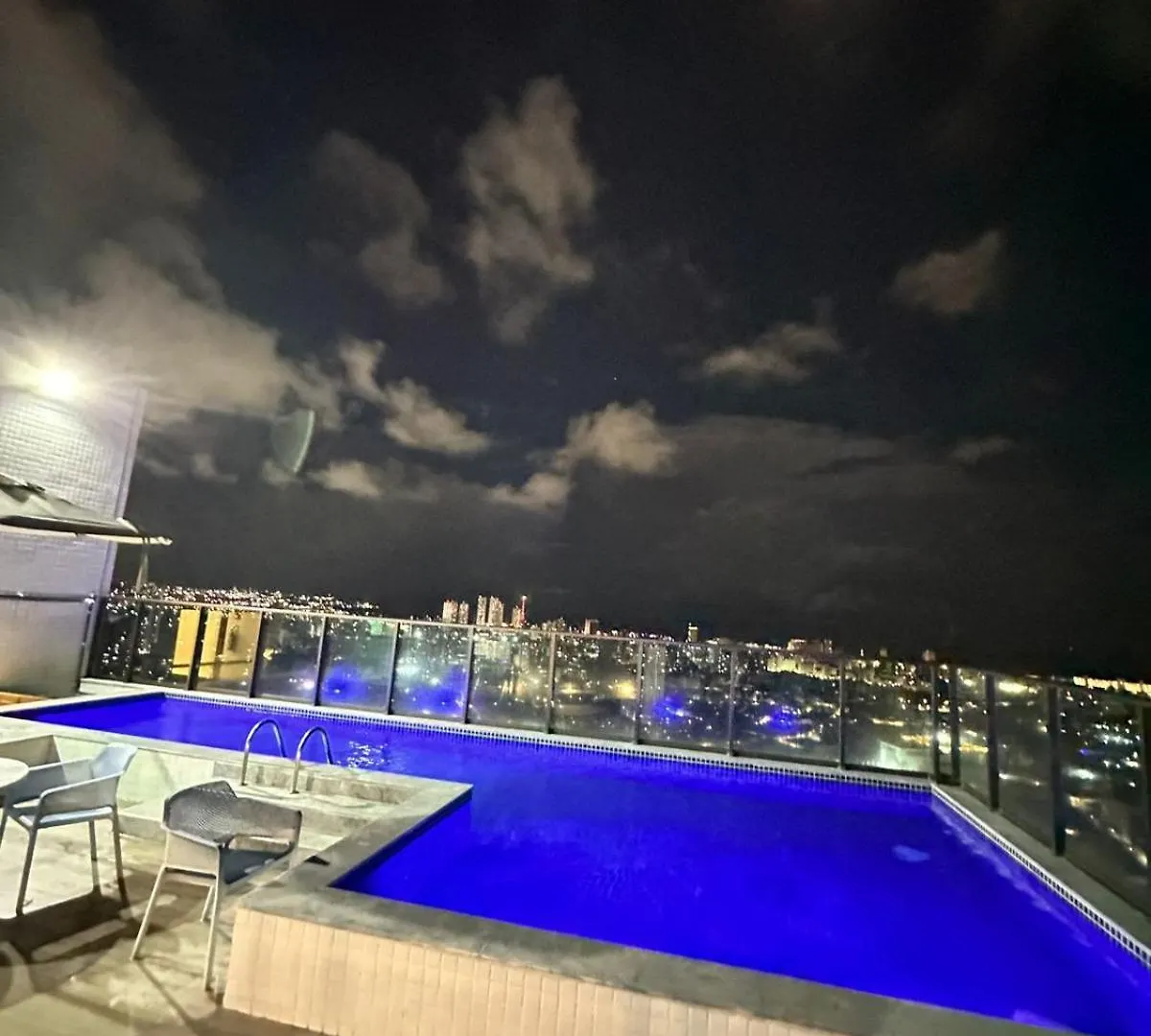 Flat Recife Ilha Do Leite - Luxury Piscina Termica Lägenhet Brasilien